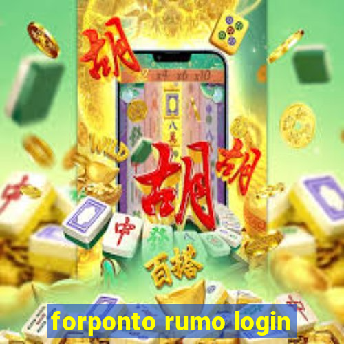 forponto rumo login